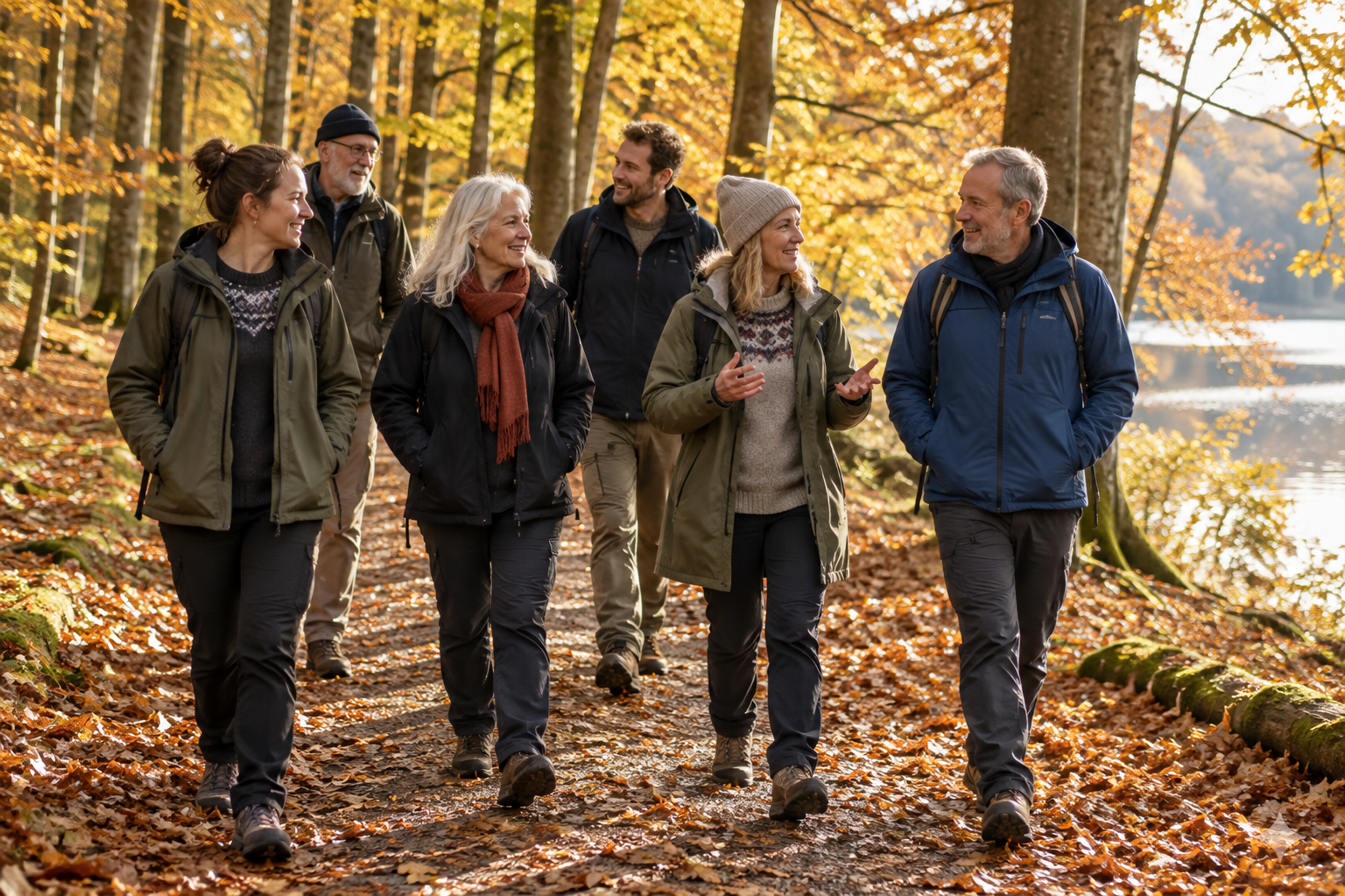 Fælles gåtur i naturen